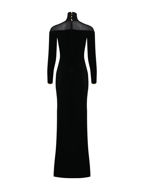 Abito Red Carpet in velluto e jersey Elisabetta Franchi | ABR4257E2110